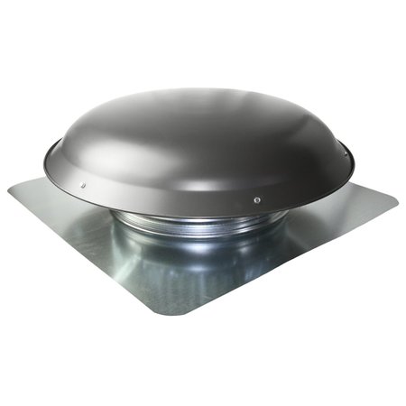 Maxx Air VX25 Series Large Capacity Round Static Vent in Weathered Gray VX25GREYUPS